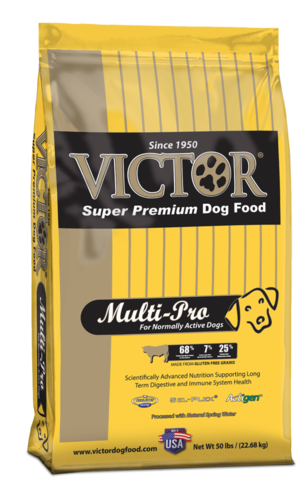 Victor Multi-Pro dog food for normally active dogs