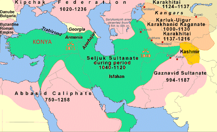 Seljuk Empire Map - Bahadir Gezer