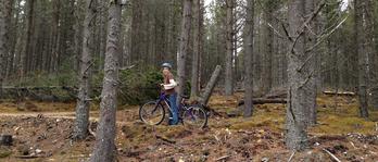 Biking at Glenlivet