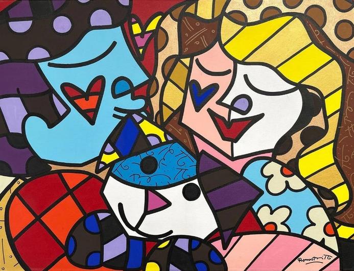 Romero Britto At Home