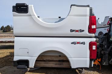 2022-2024 FORD F250 SUPER DUTY SRW 6'5" TRUCK BED BOX WHITE