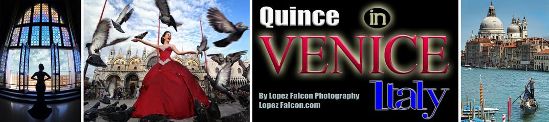 venetian quinceanera in venice photo shoot by Lopez Falcon photography