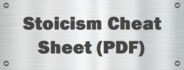 Stoicism Cheat Sheet (PDF)