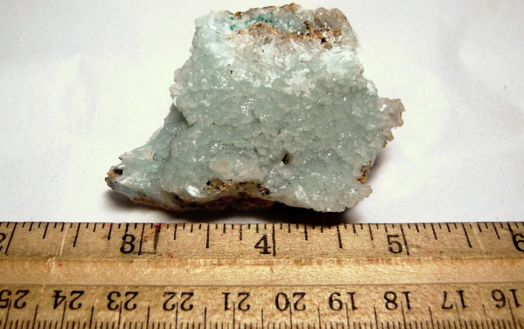 blue HEMIMORPHITE, CHRYSOCOLLA - 79 Mine (79th Mine; Seventy-Nine Mine; Seventy-Nine property; McHur prospect), Chilito, Hayden area, Banner District, Dripping Spring Mts, Gila County, Arizona, USA - ex George Butterfly Belzner - for sale