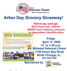 #Arbor Day #Midwest Veterans Closet #Veterans #Impacting Veterans Lives #Feeding Military #Feeding Veterans