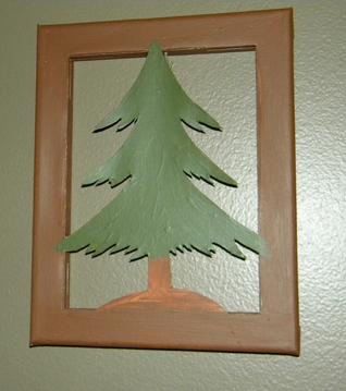 How to make Canvas Silhouette Christmas Decorations. www.DIYeasycrafts.com