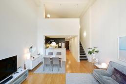 Living Room to Loft stairs