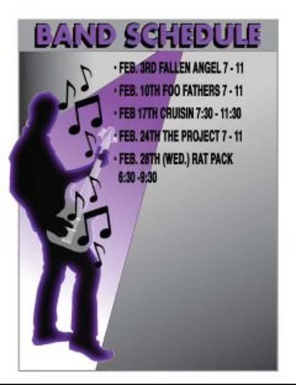 Band Schedule