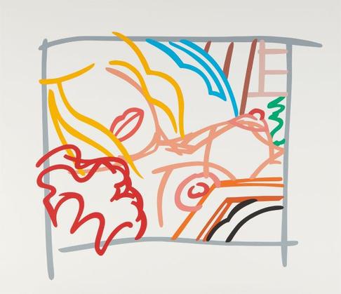 Tom Wesselmann Bedroom Blonde Doodle with Photo