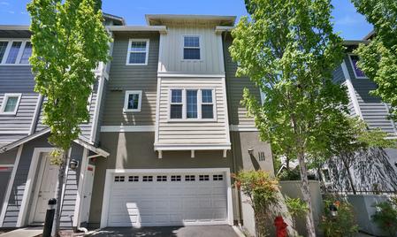 Exterior of the 2 level townhome