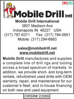 Drilling Tools, Mobile Drill Intl