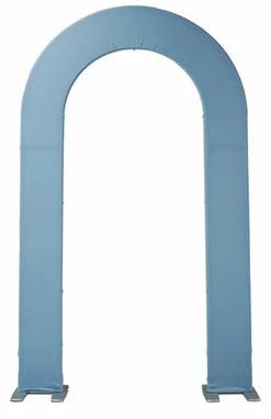 LIGHT BLUE OPEN FABRIC ARCH COVERS TEDDYBEAR THEME BABYSHOWER