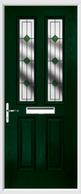 2 Panel 2 Square Composite Door resin lead glass