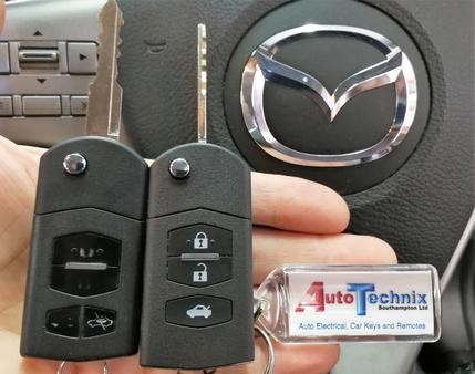 Replacement flip keys for Mazda cars & vans