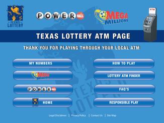 Atm machine lottery