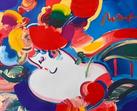 Peter Max Flower Blossom Lady