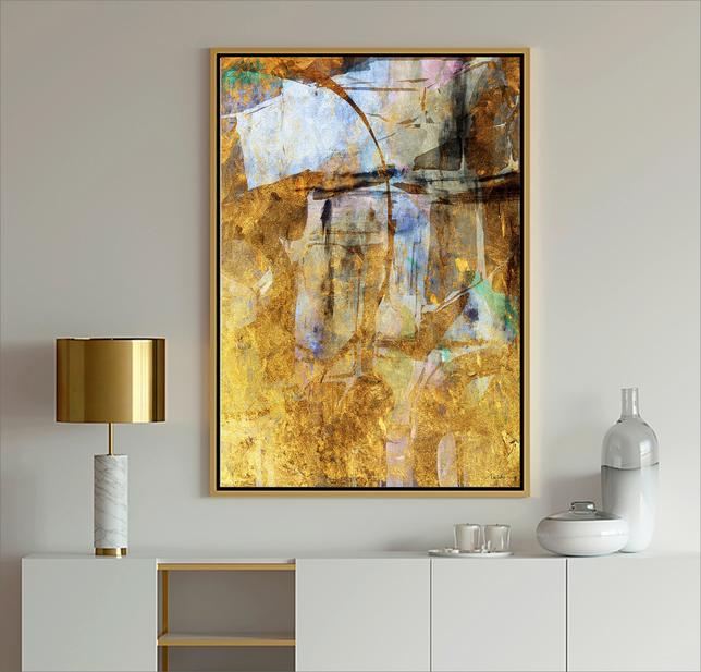 Gold Abstract Art, #Gold art, #abstract art, #Dubois Art