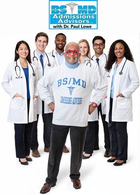 Dr Paul Lowe with BS/MD Admissions doctors