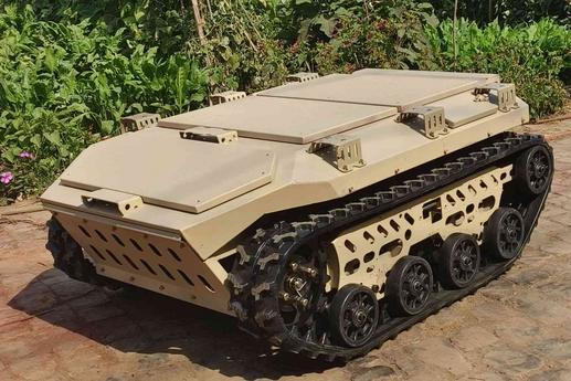 heavy duty tracked robot RC tank chassis H2-134