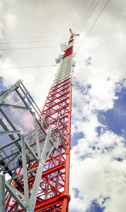 Tall Tower Red White