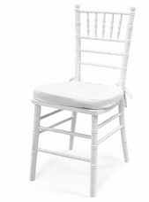 silla tiffany blanca resina y madera