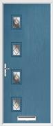 4 Square Composite Door fusion glass