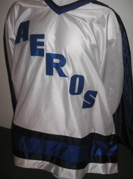 Houston Aeros Jersey - Blue - XS - Royal Retros