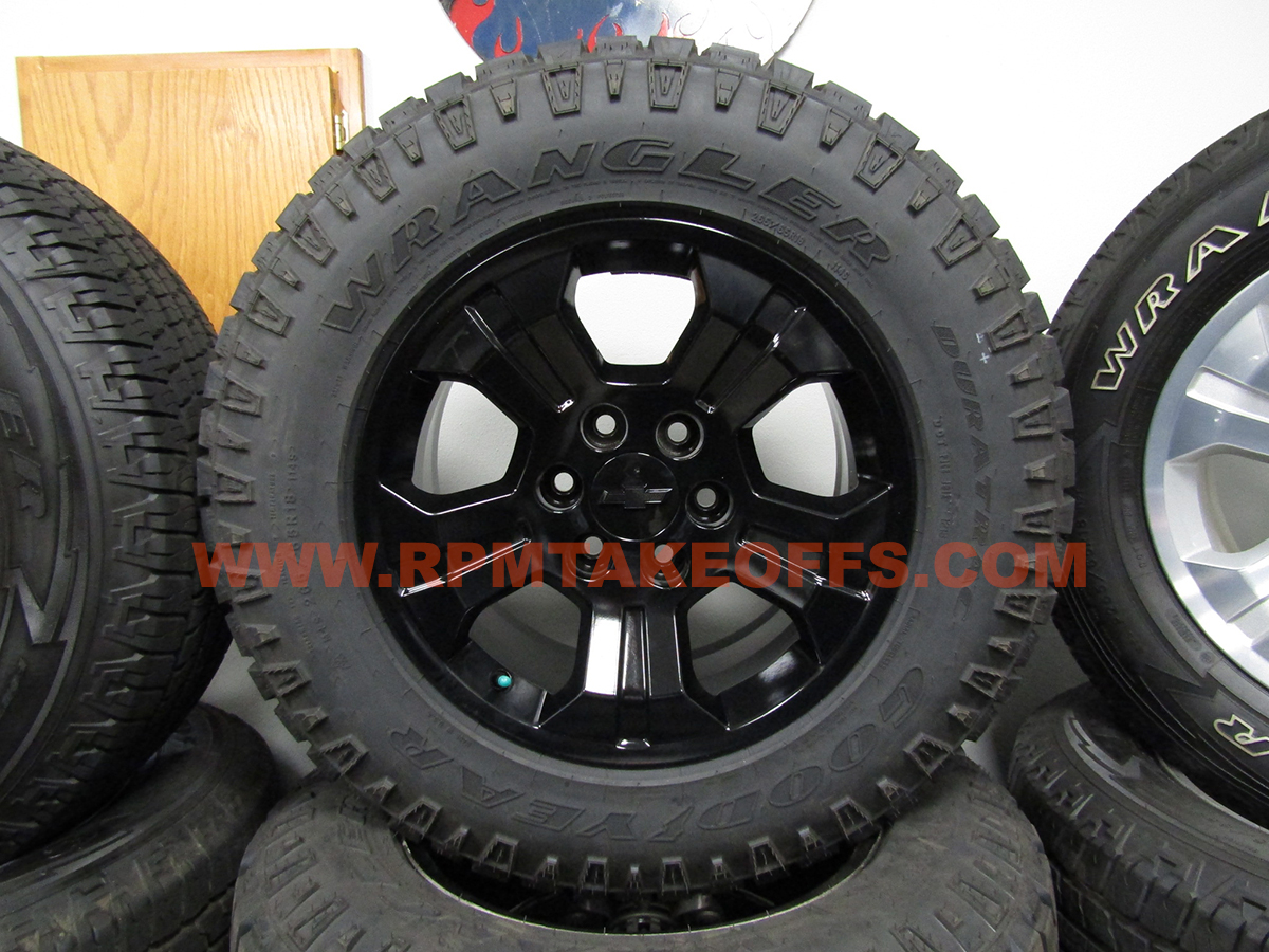 Chevy Midnight Edition 18 Black With Goodyear Duratrac Tires
