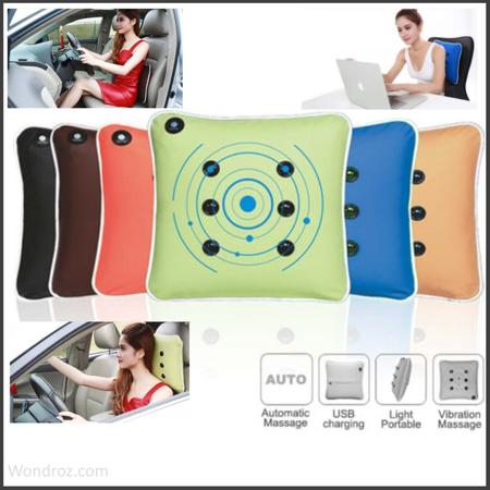 Best Quality Rechargeable Vibrating Charging Massage Cushion for Home Sofa Office Chair Car Seat at Lowest Price in Pakistan