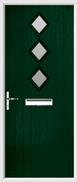 3 Diamond Composite Door obscure glass