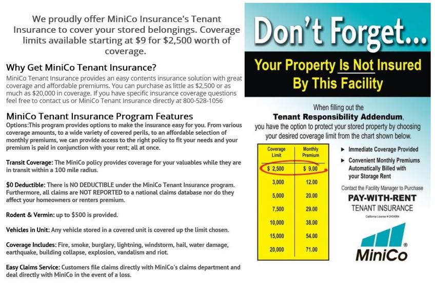 Tenant Insurance Information