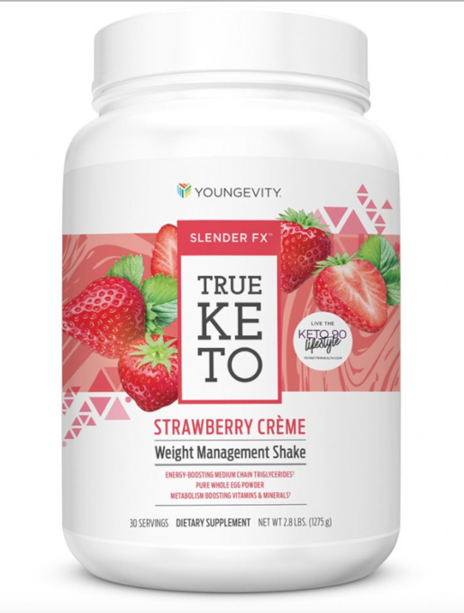 Slender FX™ True Keto Strawberry Créme Shake