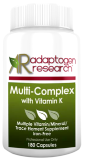Adaptogen Research, Multi - Complex with Vitamin K - 180 Capsules