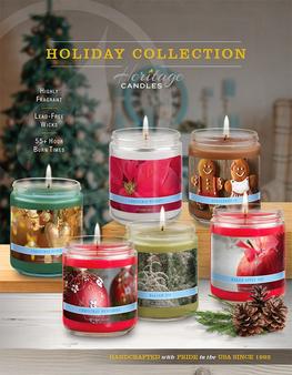 Heritage Candles Holiday Art Collection Candles