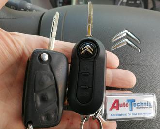 Citroen Relay replacement remote flip key