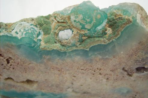 SMITHSONITE with fluorescence - Kelly Mine (Tri Bullion shaft, Paschal shaft; Traylor shaft; Kelly tunnel), Magdalena, Magdalena District, Socorro County, New Mexico, USA - ex Franklin Mineral Museum, ex John “Jack” Baum