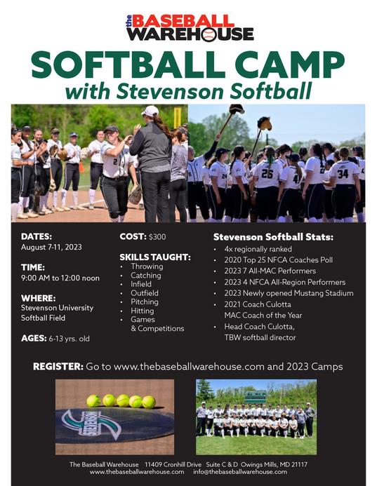 The Baseball Warehouse Softball Warehouse Camps