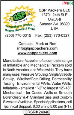 QSP Packers, Packers, Inflatable Packers