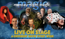 Monday Night Magic logo - clicking on this will take you to ticketing