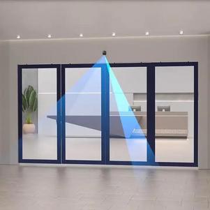 Facial recognition sensor for automatic sliding doors