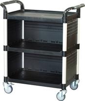 3 shelf plastic cabinet service carts, utility carts, service trolley manufacturer