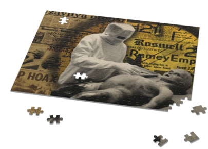 Alien Autopsy Jigsaw Puzzle 252-Piece)