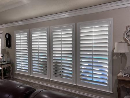 Traditional Shutters installed in Denton County