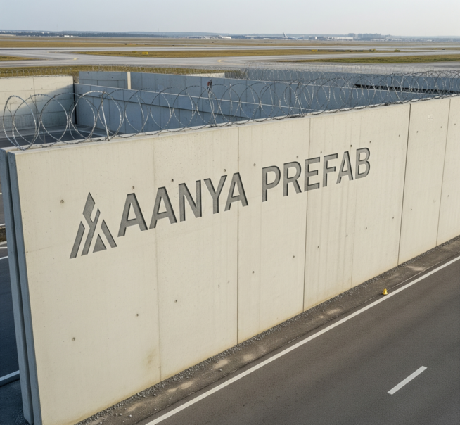 AANYA PREFAB PRECAST WALL AIRPORT