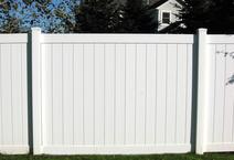 vinyl fencing built by all american fence contractor and fence company