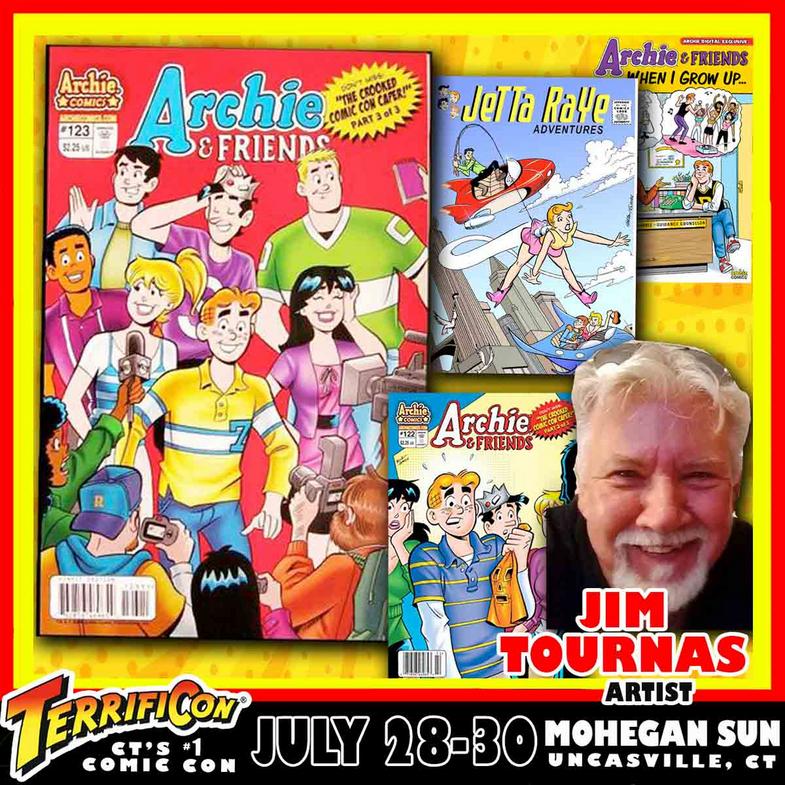 JIM TOURNAS terrificon Connecticut's #1 comic con