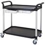 drawer utility carts, lab trolley manufacturer Taiwan, plastic utility carts factory, 2-tier utility carts, 2-tier service cart