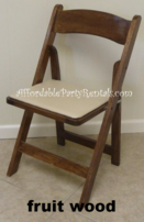 Rental chair for events, weddings, and gatherings"