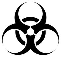 biohazard symbol for hazmat and biohazard cleanup services