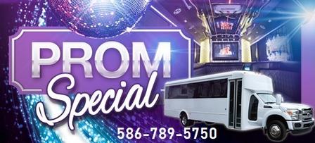 Prom Limousine Party Bus Rental